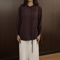 Serein Top in Brown